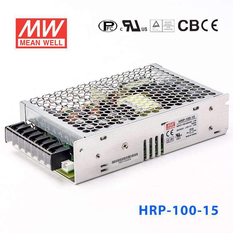 Mean Well HRP Series Power Supply 15V(75~600W) -  - powersupplymall.com