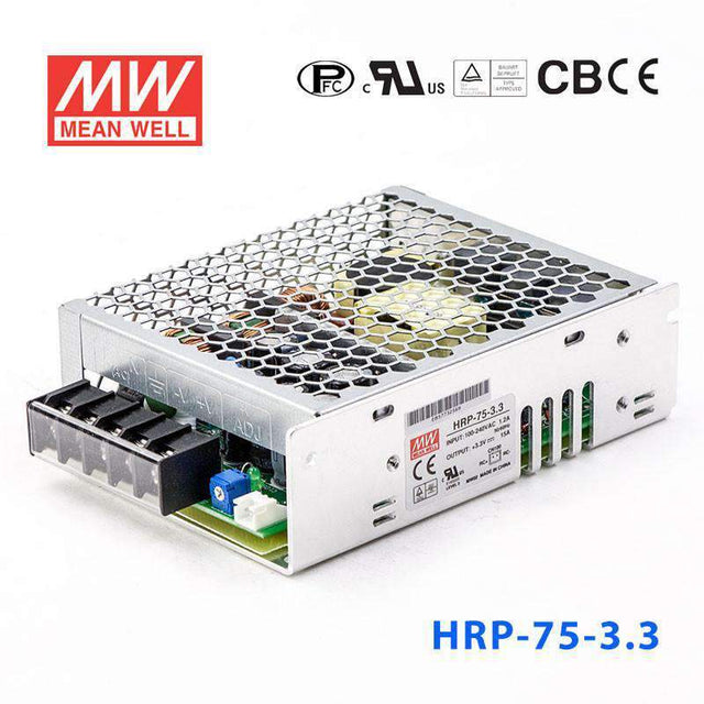 Mean Well HRP Series Power Supply 3.3V(75~600W) -  - powersupplymall.com