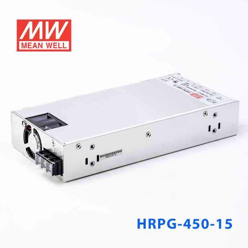 Mean Well HRPG - 450 - 15 Power Supply 450W 15V - HRPG - 450 - 15 - powersupplymall.com