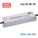 Mean Well HVG-100-20A Power Supply 100W 20V - Adjustable 4.8A - HVG-100-20A - powersupplymall.com