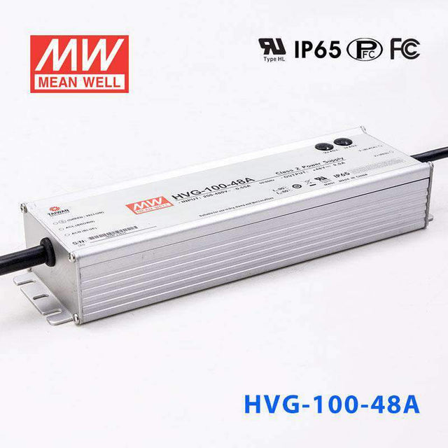 Mean Well HVG-100-48A Power Supply 100W 48V - Adjustable 2A - HVG-100-48A - powersupplymall.com
