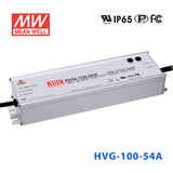 Mean Well HVG-100-54A Power Supply 100W 54V - Adjustable 1.77A - HVG-100-54A - powersupplymall.com