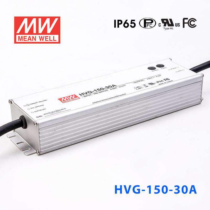 Mean Well HVG-150-30A Power Supply 150W 30V - Adjustable 5A - HVG-150-30A - powersupplymall.com