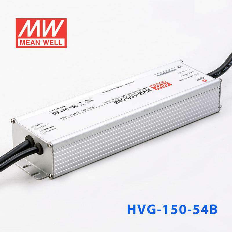 Mean Well HVG-150-54B Power Supply 150W 54V - Dimmable 2.78A - HVG-150-54B - powersupplymall.com
