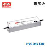Mean Well HVG-240-54B Power Supply 240W 54V - Dimmable 4.5A - HVG-240-54B - powersupplymall.com