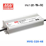 Mean Well HVG - 320 - 48B Power Supply 320W 48V - Dimmable - HVG - 320 - 48B - powersupplymall.com