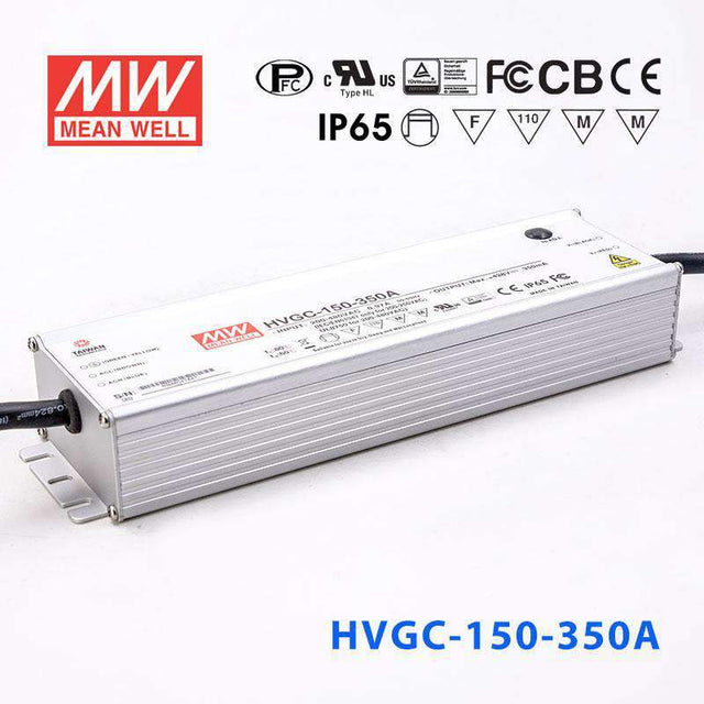 Mean Well HVGC - 150 - 350A Power Supply 150W 350mA - Adjustable - HVGC-150-350A - powersupplymall.com