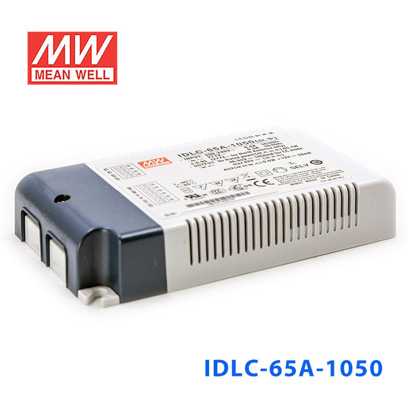 Mean Well IDLC - 65A - 1750 Power Supply 65W 1750mA(Auxiliary DC output) - IDLC - 65A - 1750 - powersupplymall.com
