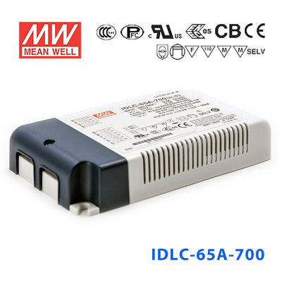 Mean Well IDLC-65A-700 Power Supply 65W 700mA (Auxiliary DC output)