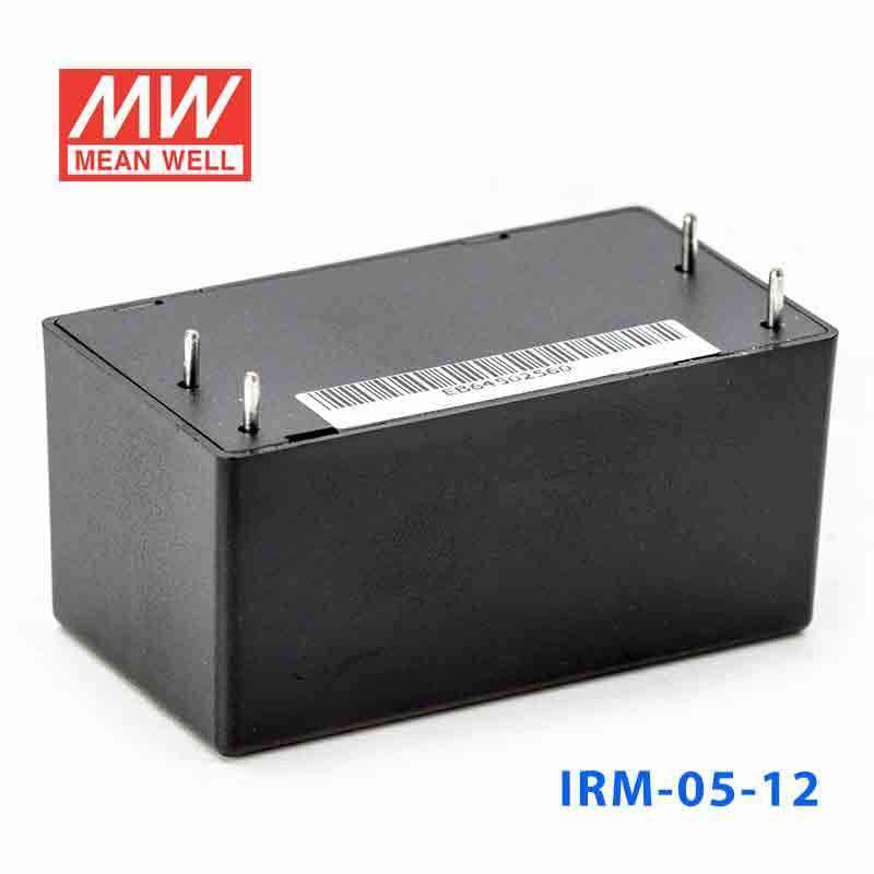 Mean Well IRM - 05 - 12 Switching Power Supply 5.04W 12V 0.42A - Encapsulated - IRM - 05 - 12 - powersupplymall.com