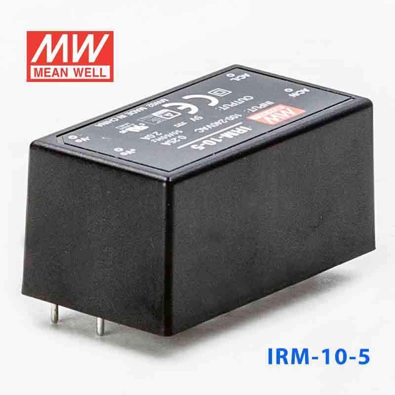 Mean Well IRM-10-5 Switching Power Supply 10W 5V 2A - Encapsulated - IRM-10-5 - powersupplymall.com
