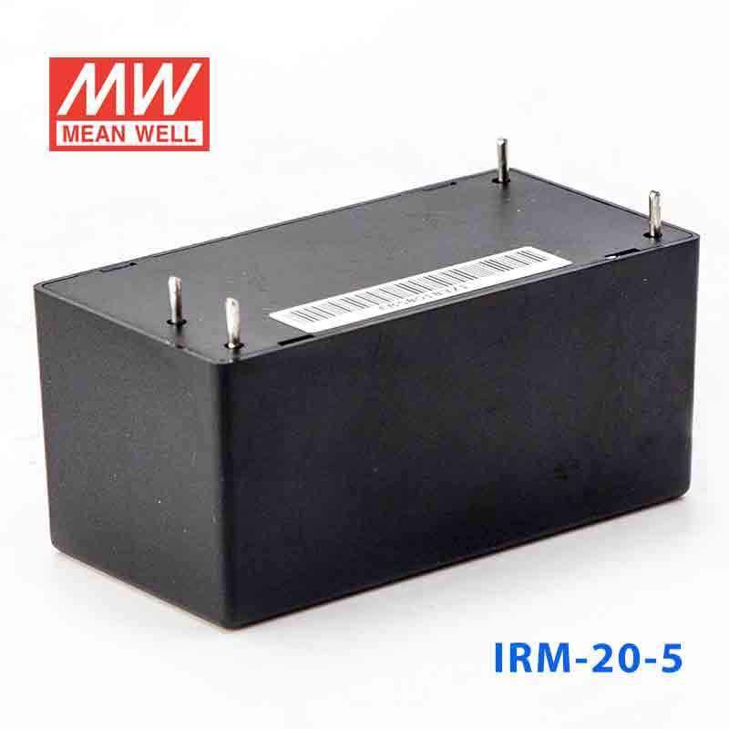 Mean Well IRM-20-5 Switching Power Supply 3W 5V 4A - Encapsulated - IRM-20-5 - powersupplymall.com