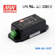 Mean Well IRM - 30 - 15ST Switching Power Supply 3W 15V 2A - Encapsulated - IRM - 30 - 15ST - powersupplymall.com