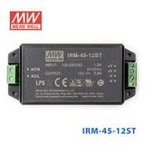Mean Well IRM-45-12ST Switching Power Supply 45.6W 12V 3.8A - Encapsulated - IRM-45-12ST - powersupplymall.com