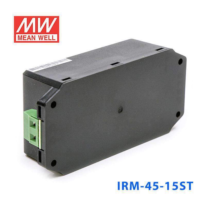 Mean Well IRM - 45 - 15ST Switching Power Supply 45W 15V 3A - Encapsulated - IRM - 45 - 15ST - powersupplymall.com