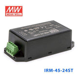 Mean Well IRM-45-24ST Switching Power Supply 45.6W 24V 1.9A - Encapsulated - IRM-45-24ST - powersupplymall.com