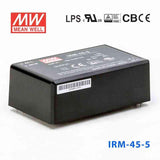 Mean Well IRM - 45 - 5 Switching Power Supply 40W 5V 8A - Encapsulated - IRM - 45 - 5 - powersupplymall.com