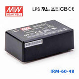 Mean Well IRM-60-48 Switching Power Supply 60W 48V 1.25A - Encapsulated - IRM-60-48 - powersupplymall.com
