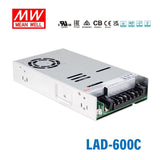 Mean Well LAD - 600C Security/Fire Alarm PSU with Battery Charger/UPS, 600W, 41.5V, TTL Signal - LAD-600C - powersupplymall.com