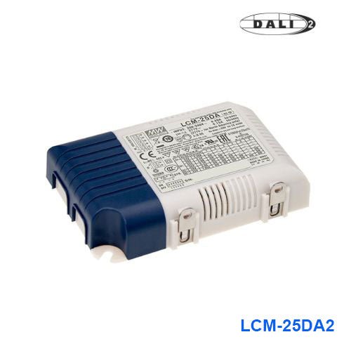 Mean Well LCM - 25DA2 Power Supply 25W 350mA 500mA 600mA 700mA(default) 900mA 1050mA - DALI2 and Push - LCM - 25DA2 - powersupplymall.com
