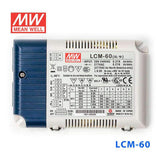 Mean Well LCM - 60 AC - DC Multi - Stage LED driver Constant Current - LCM - 60 - powersupplymall.com