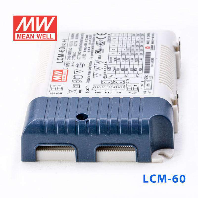 Mean Well LCM - 60 AC - DC Multi - Stage LED driver Constant Current - LCM - 60 - powersupplymall.com