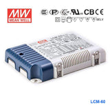 Mean Well LCM - 60 AC - DC Multi - Stage LED driver Constant Current - LCM - 60 - powersupplymall.com