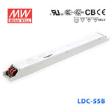 Mean Well LDC - 55B Linear LED Driver 55W 500~1600mA Adjustable Output - Dimmable - LDC - 55B - powersupplymall.com