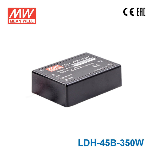 Mean Well LDH-45B-350W DC/DC LED Driver CC 350mA - Step-up - LDH-45B-350W - powersupplymall.com