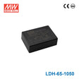 Mean Well LDH DC/DC LED Driver CC 1050mA - Step - up - LDH-65-1050 - powersupplymall.com
