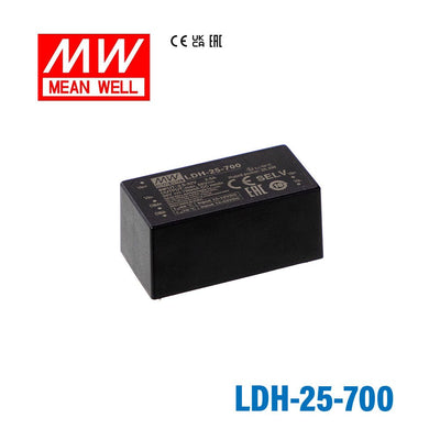 Mean Well LDH DC/DC LED Driver CC 700mA - Step-up