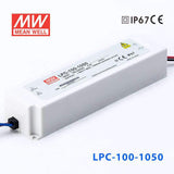 Mean Well LPC-100-1050 Power Supply 100W 1050mA - LPC-100-1050 - powersupplymall.com