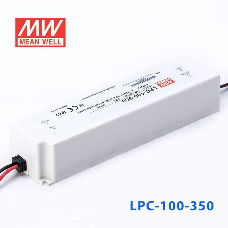 Mean Well LPC - 100 - 350 Power Supply100W 350mA - LPC - 100 - 350 - powersupplymall.com