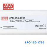 Mean Well LPC - 150 - 1750 Power Supply 150W 1750mA - LPC - 150 - 1750 - powersupplymall.com