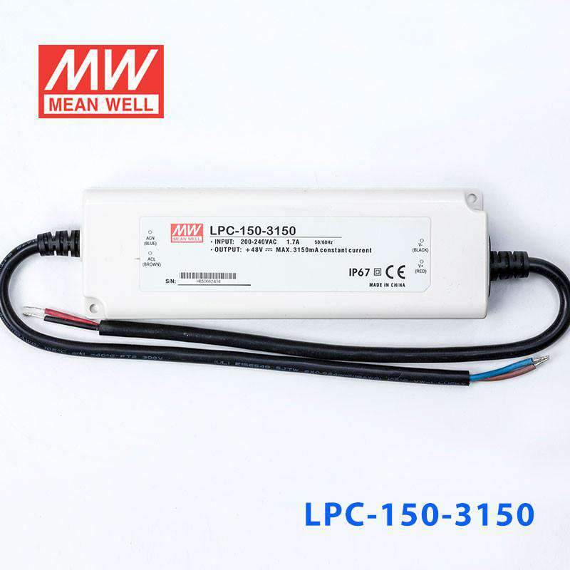 Mean Well LPC - 150 - 3150 Power Supply 150W 3150mA - LPC - 150 - 3150 - powersupplymall.com