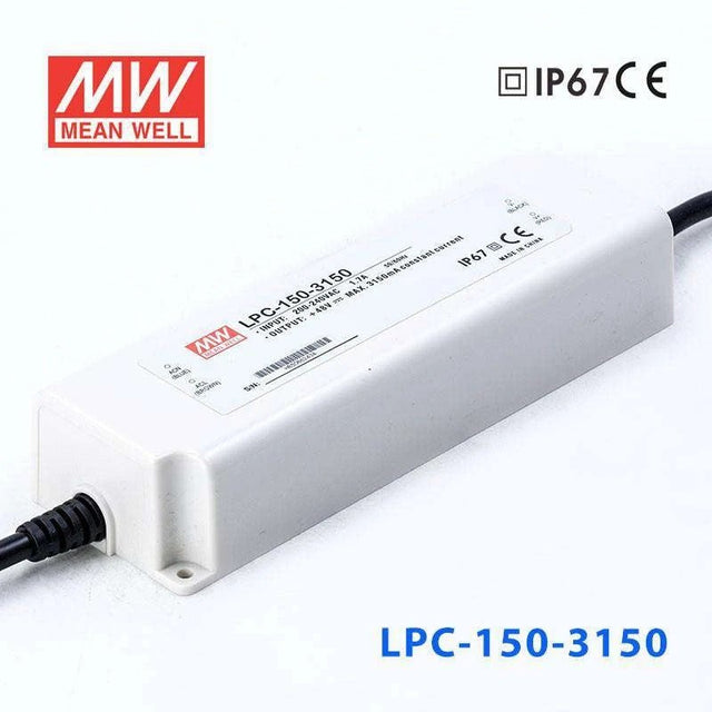 Mean Well LPC-150-3150 Power Supply 150W 3150mA - LPC-150-3150 - powersupplymall.com