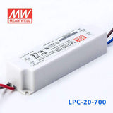 Mean Well LPC-20-700 Power Supply 20W 700mA - LPC-20-700 - powersupplymall.com