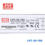 Mean Well LPC-20-700 Power Supply 20W 700mA - LPC-20-700 - powersupplymall.com