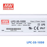 Mean Well LPC-35-1050 Power Supply 35W 1050mA - LPC-35-1050 - powersupplymall.com