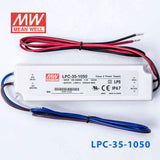 Mean Well LPC-35-1050 Power Supply 35W 1050mA - LPC-35-1050 - powersupplymall.com