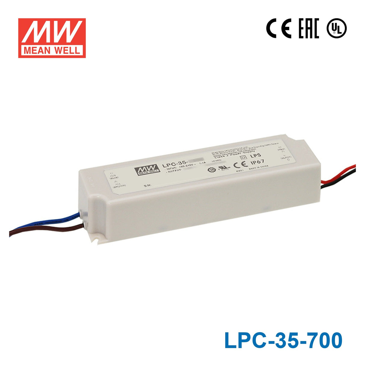 Mean Well LPC Series LED Power Supply 700MA (20~150W) -  - powersupplymall.com