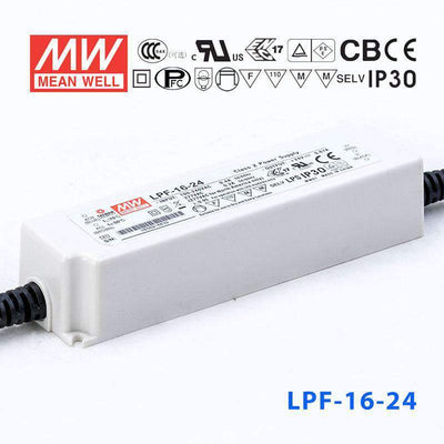 Mean Well LPF Series LED Power Supply 24V  (16~90W)