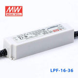 Mean Well LPF - 16 - 36 Power Supply 16W 36V - LPF-16-36 - powersupplymall.com