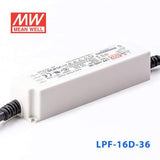 Mean Well LPF-16D-36 Power Supply 16W 36V - Dimmable 450mA - LPF-16D-36 - powersupplymall.com