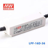 Mean Well LPF-16D-36 Power Supply 16W 36V - Dimmable 450mA - LPF-16D-36 - powersupplymall.com
