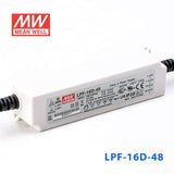 Mean Well LPF - 16D - 48 Power Supply 16W 48V - Dimmable - LPF - 16D - 48 - powersupplymall.com