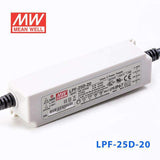 Mean Well LPF-25D-20 Power Supply 25W 20V - Dimmable 1.25A - LPF-25D-20 - powersupplymall.com