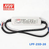 Mean Well LPF - 25D - 20 Power Supply 25W 20V - Dimmable - LPF - 25D - 20 - powersupplymall.com
