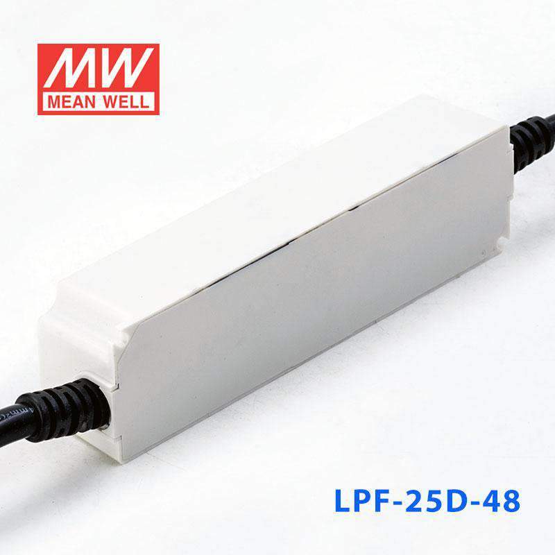 Mean Well LPF - 25D - 48 Power Supply 25W 48V - Dimmable - LPF - 25D - 48 - powersupplymall.com