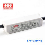 Mean Well LPF - 25D - 48 Power Supply 25W 48V - Dimmable - LPF-25D-48 - powersupplymall.com